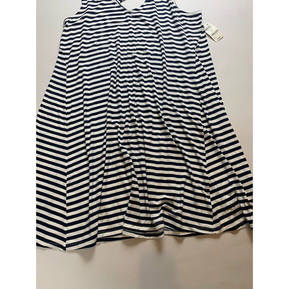Style & Co. Women's Sleeveless Stripe Swing Dress 2XL Stripe Blue - Picture 8 of 12
